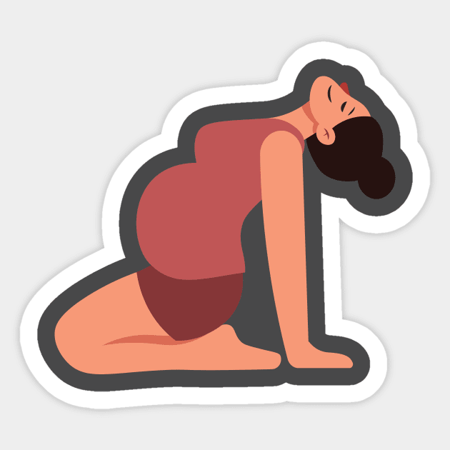 Pregnant Sticker by medfrigo